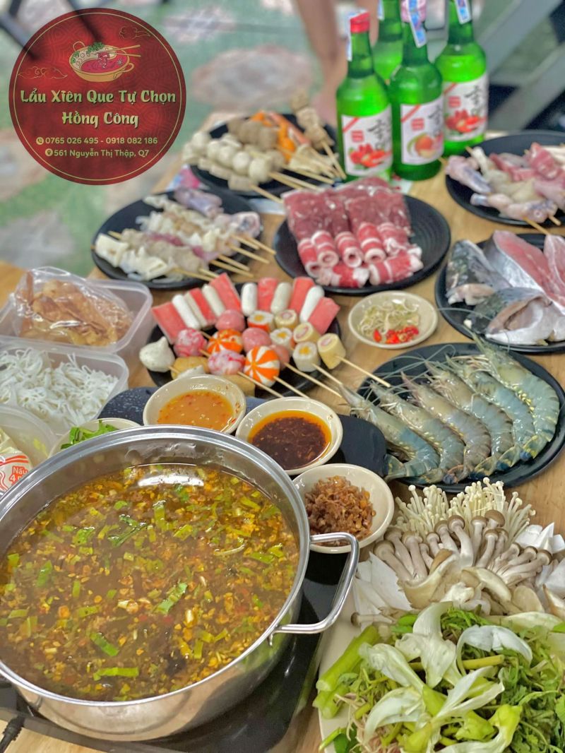 Lẩu xiên que tự chọn Hồng Kông