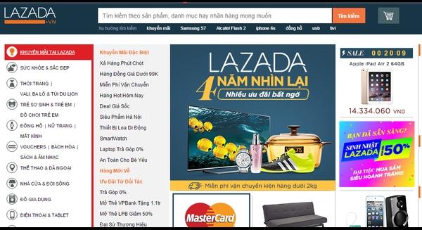 Website của Lazada
