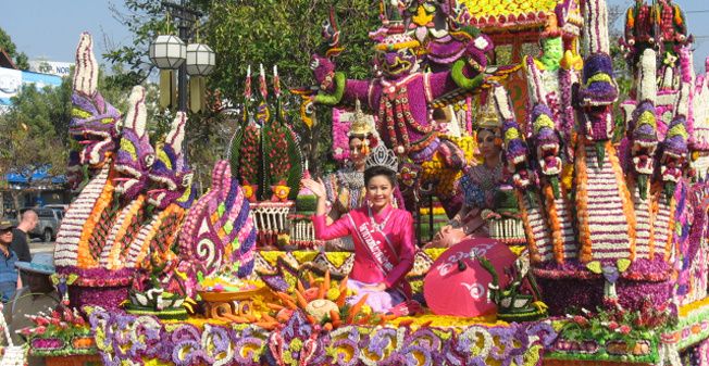 Lễ hội hoa Chiang Mai - Thái Lan