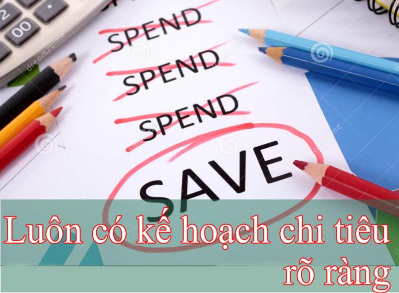 Lên kế hoạch cụ thể những thứ cần mua