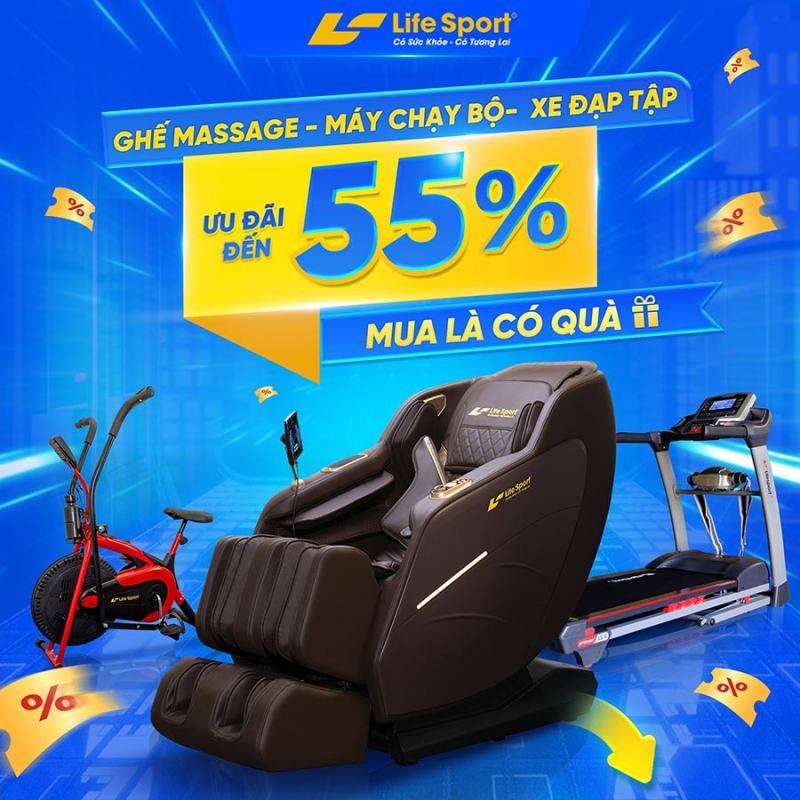 Ghế massage LifeSport Bình Phước