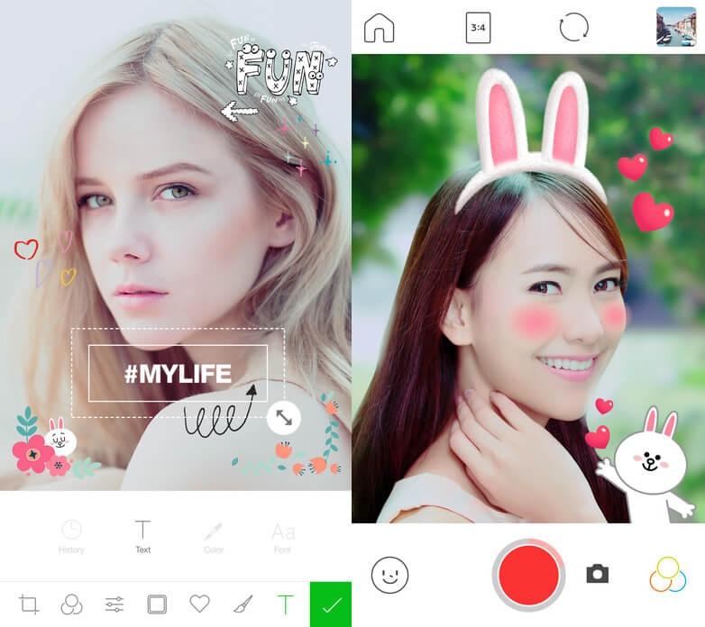 Những bức hình sử dụng LINE Camera