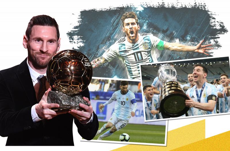 Lionel Messi giành Quả bóng vàng thứ 7