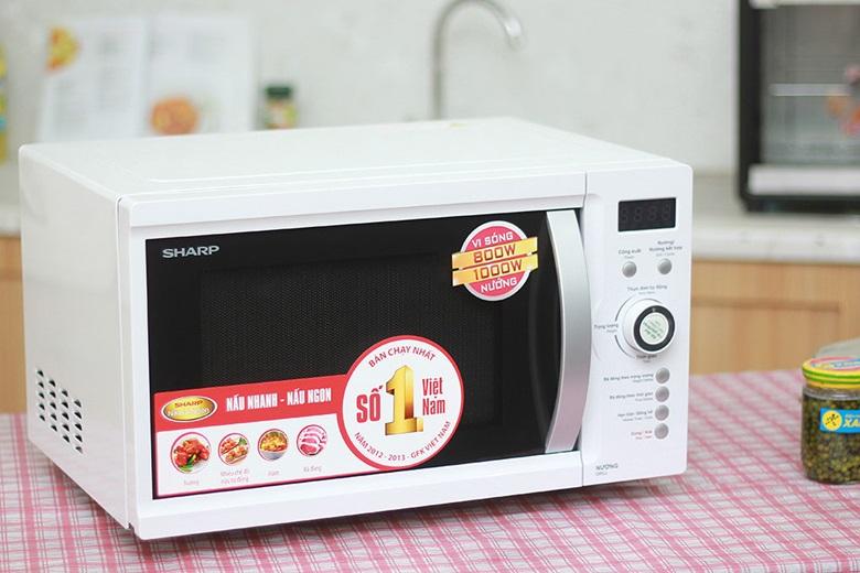 Lò vi sóng có nướng điện tử Sharp R-G371VN-W