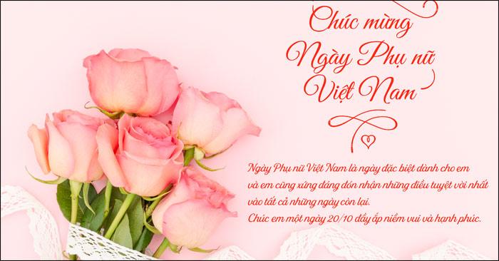 Lời chúc 20/10 cho bạn bè