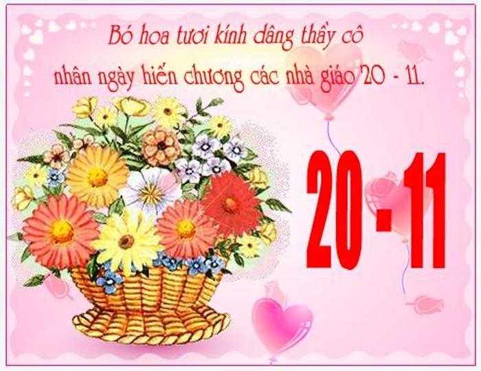 Lời chúc 20/11 hay nhất.