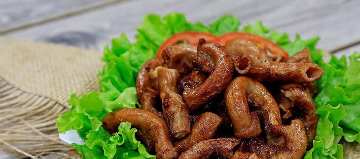 Lòng heo chiên giòn