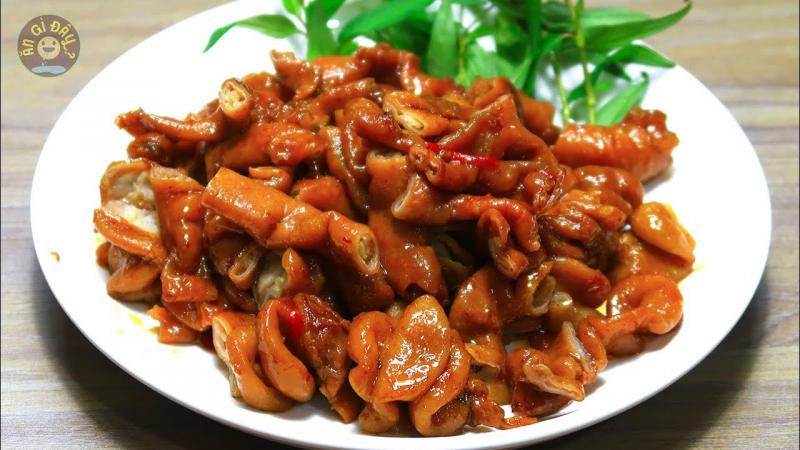 Lòng lợn khía nước dừa