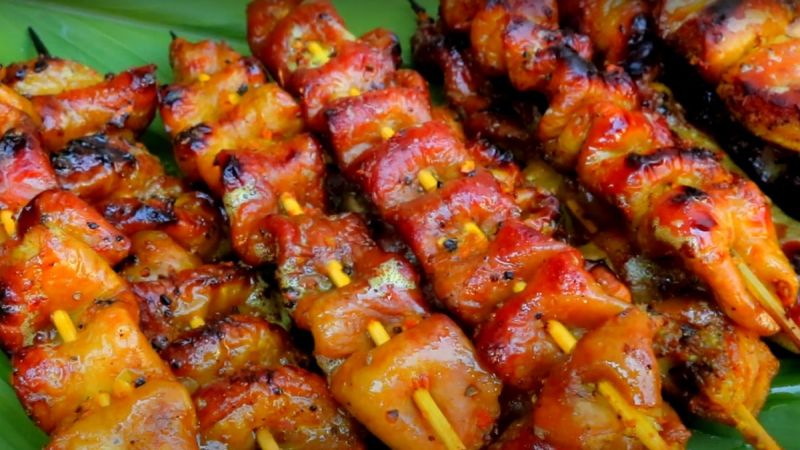 Lòng non nướng sa tế