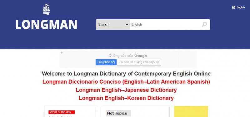 Longman Dictionary