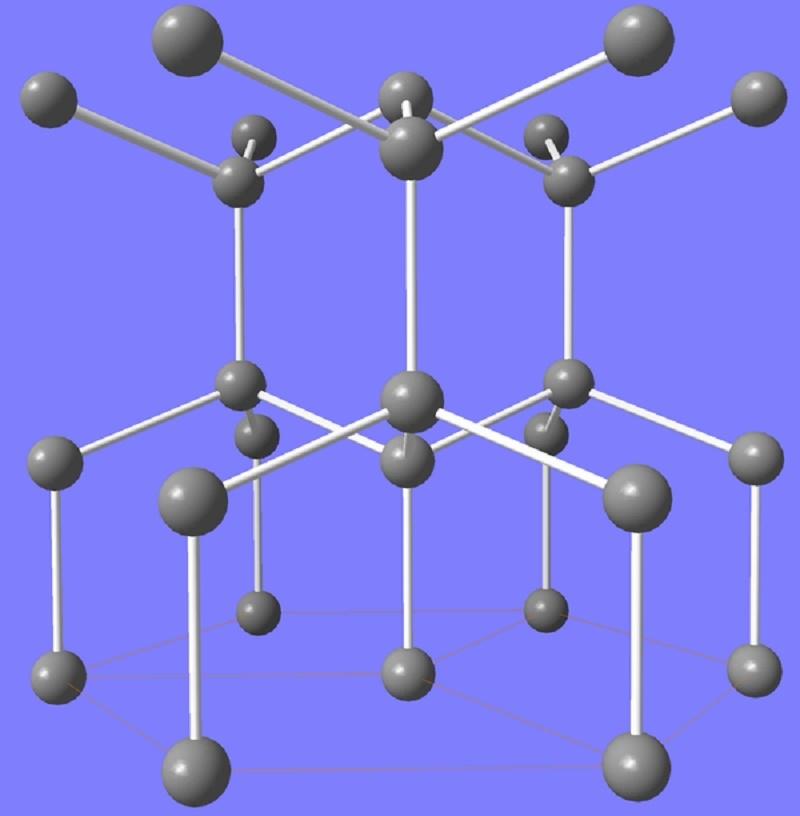 Cấu trúc của Lonsdaleite