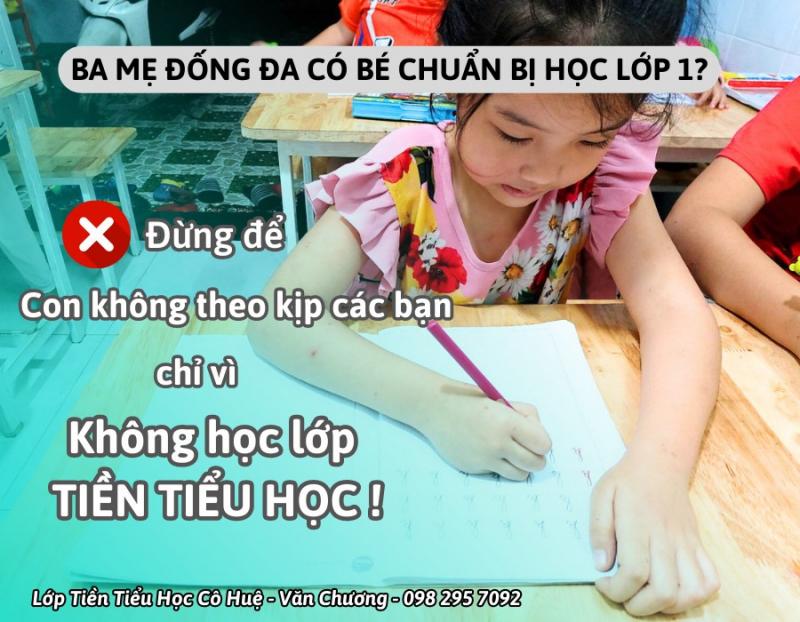 Lớp tiền tiểu học cô Huệ