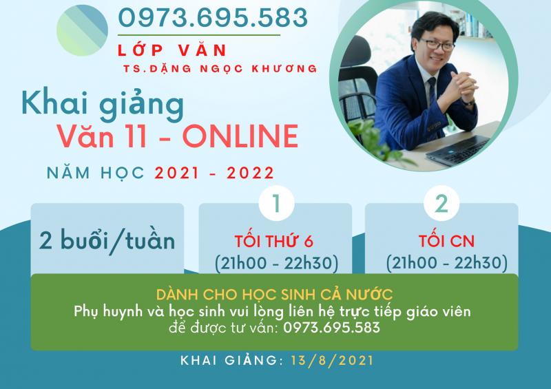 Lớp Văn thầy Khương