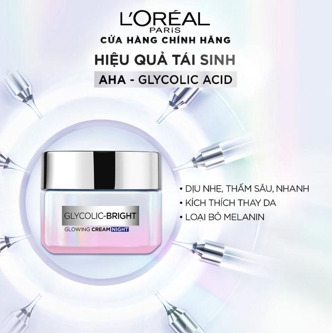 L'Oreal Paris Glycolic (AHA) Bright Glowing Cream Night