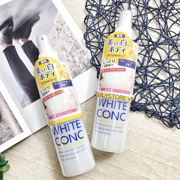 Xịt dưỡng trắng da toàn thân White Conc Body Lotion