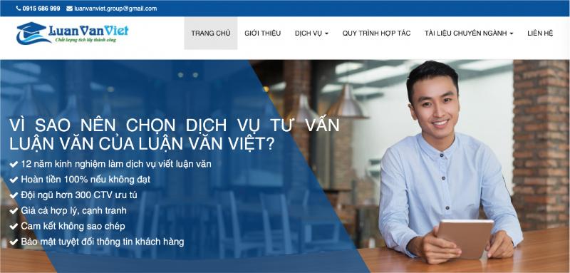 Luanvanviet.com là đơn vị đi đầu trong lĩnh vực cung cấp dịch vụ viết luận văn thuê