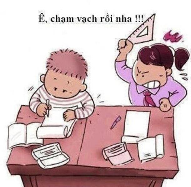 Luôn kẻ vạch ranh giới với cậu bạn cùng bàn