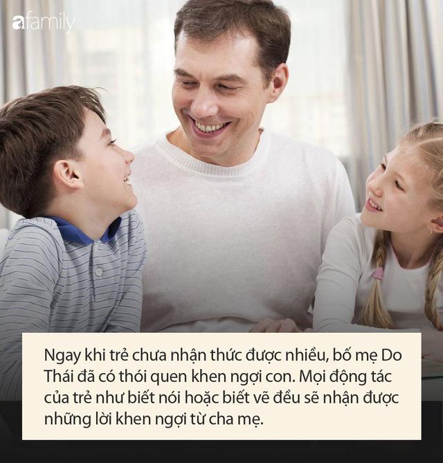 Luôn khen ngợi con ngay khi có thể