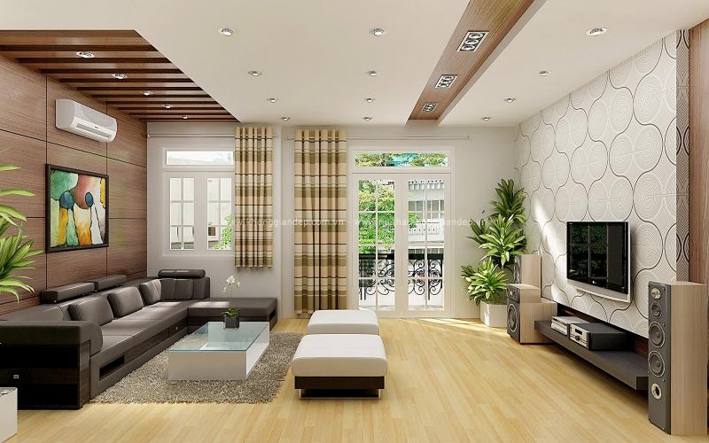 Đặt một chậu cây cảnh xanh tốt giúp hỗ trợ năng lượng tiền bạc, lấy mộc thúc đẩy mộc.