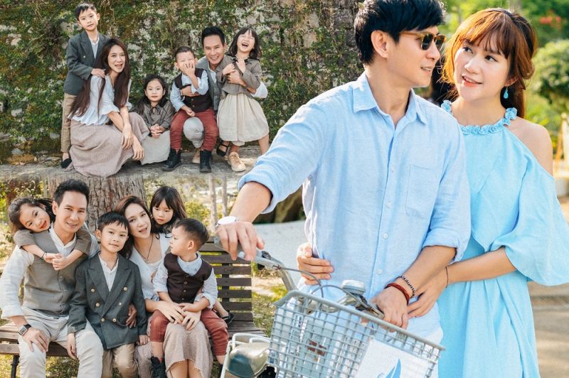 Gia đình hạnh phúc của Lý Hải - Minh Hà.