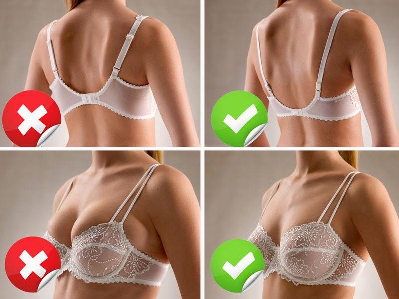 Mặc áo ngực không đúng size