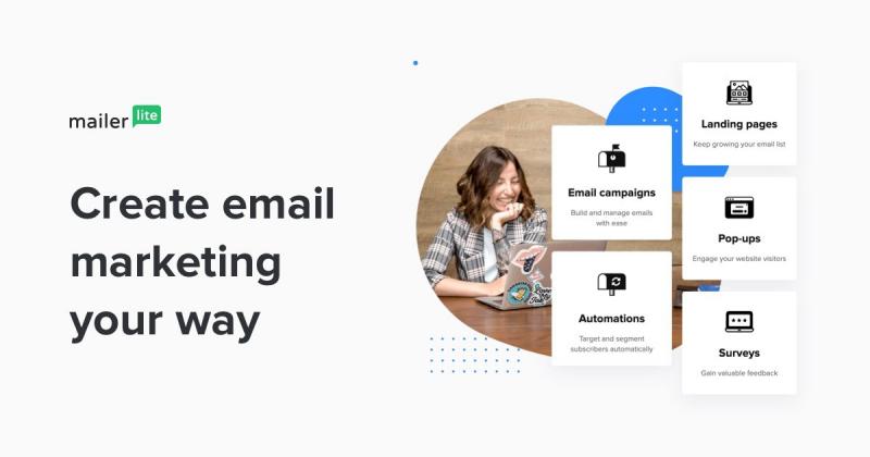 Giao diện của MailerLite