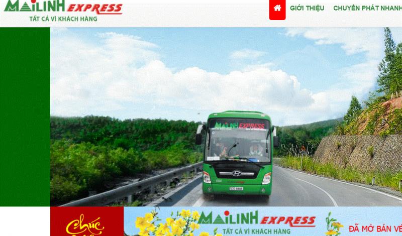 Website Mailinhexpress.vn