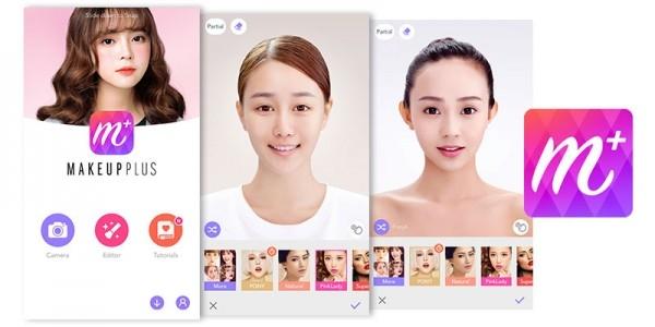 Giao diện của Makeup Plus