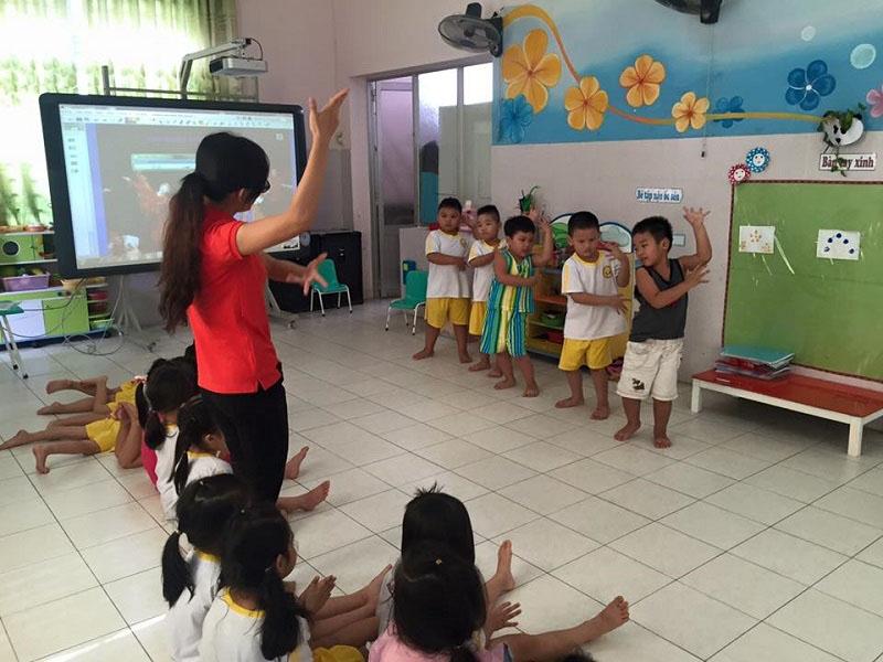Cô và trò Mầm non 7 Quận 3