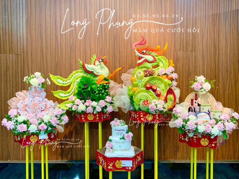 Mâm Quả Cưới Long Phụng