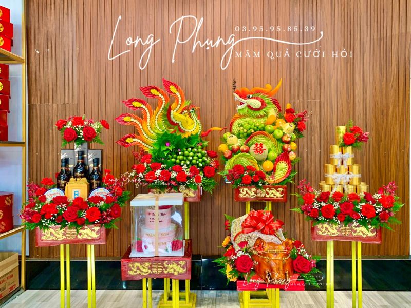 Mâm Quả Cưới Long Phụng
