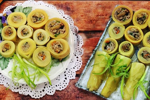 Măng nhồi thịt vịt