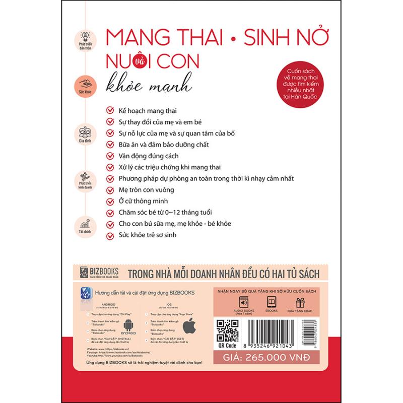Mang thai sinh nở và nuôi con khỏe mạnh
