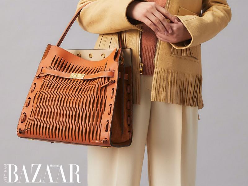 TORY BURCH Lee Radziwill Double Bag.
