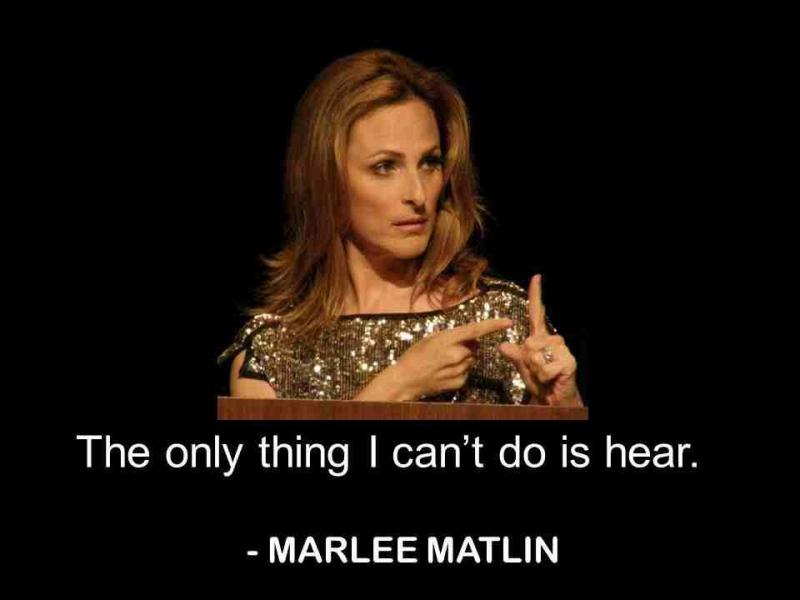 Marlee Matlin đã vượt lên tẩt cả để giàng Oscar khi 21 tuổi.