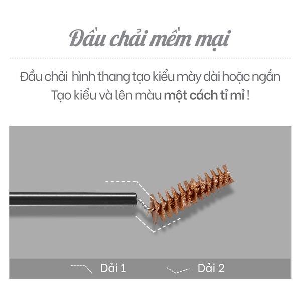 Mascara lông mày KLAVUU Urban Pearlsation Easy Touch Browcara
