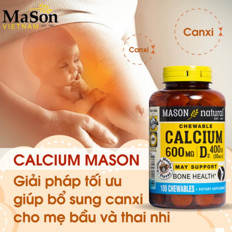 Mason Calcium 600mg + D3