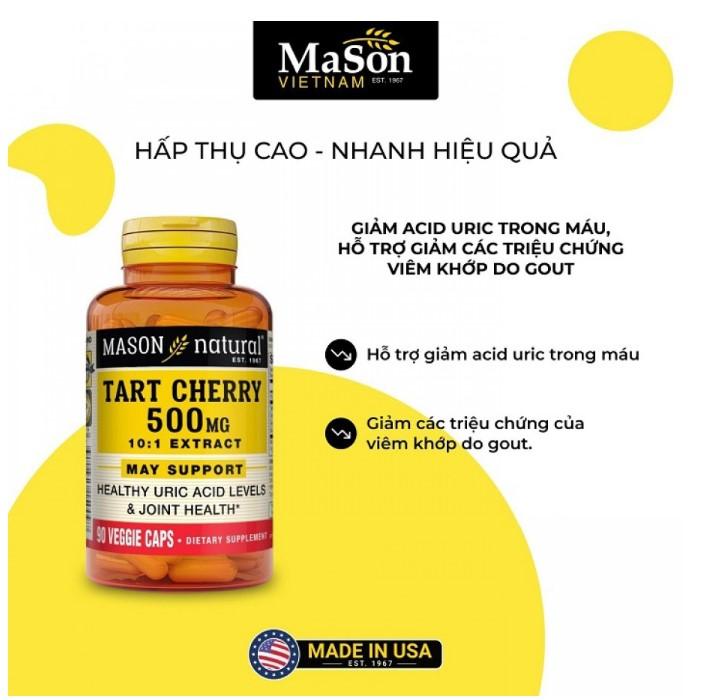 Mason Natural Tart Cherry 500mg