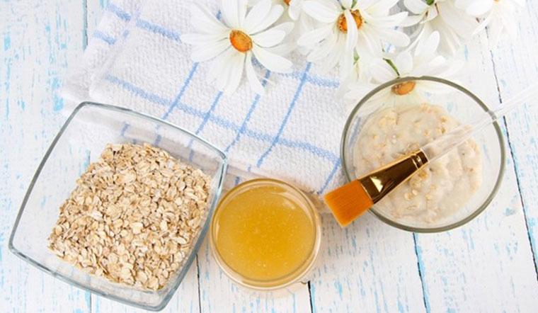 Mặt nạ bột yến mạch