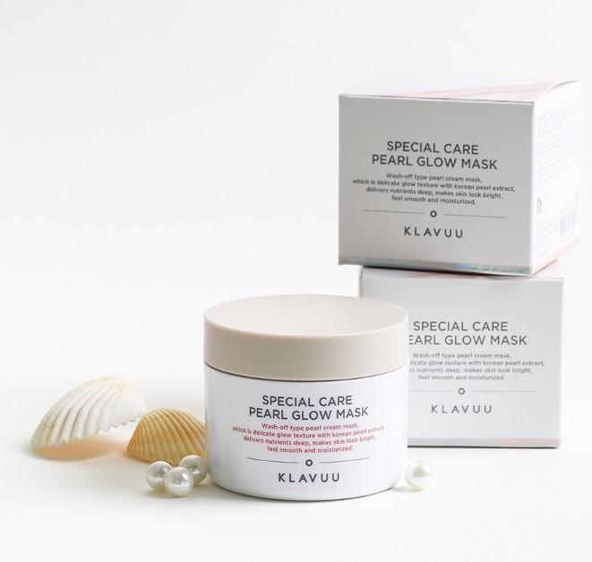 Mặt nạ bùn khoáng chiết xuất ngọc trai Klavuu Pearl Glow Mask