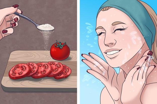 Mặt nạ cà chua tẩy tế bào chết