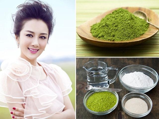 Mặt nạ trà xanh và sữa chua rất thích hợp cho làn da nhờn