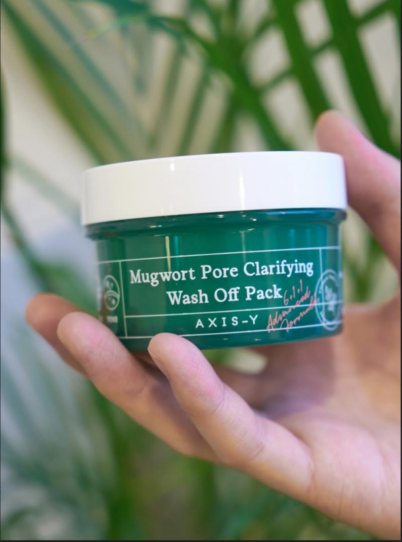 Mặt nạ đất sét ngải cứu làm dịu, sáng da AXIS-Y Mugwort Pore Clarifying Wash Off Pack
