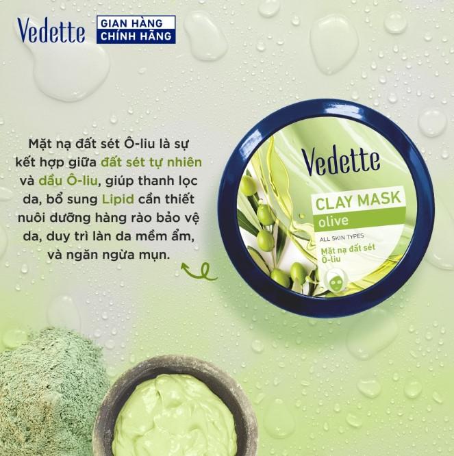 Mặt nạ đất sét Olive Vedette