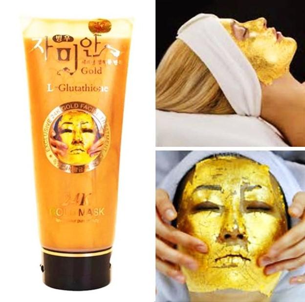 Mặt nạ dát vàng 24 cara