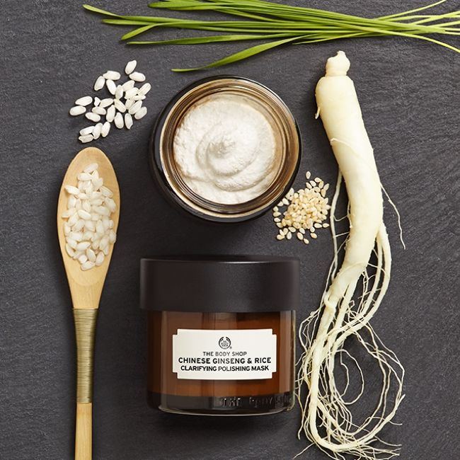 Mặt nạ dưỡng da The Body Shop Chinese Ginseng & Rice Clarifying Polishing Mask