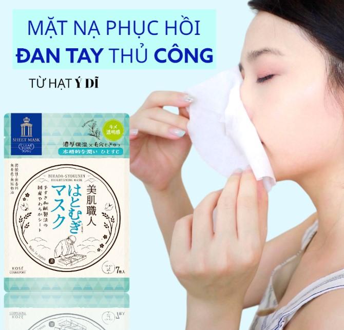 Mặt nạ dưỡng trắng sáng da Kosé Cosmeport Clear Turn Brightening Mask