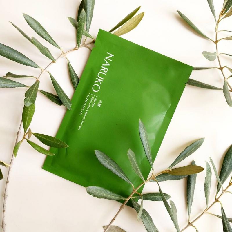 Mặt nạ kiểm soát dầu và mụn trà tràm Naruko Tea Tree