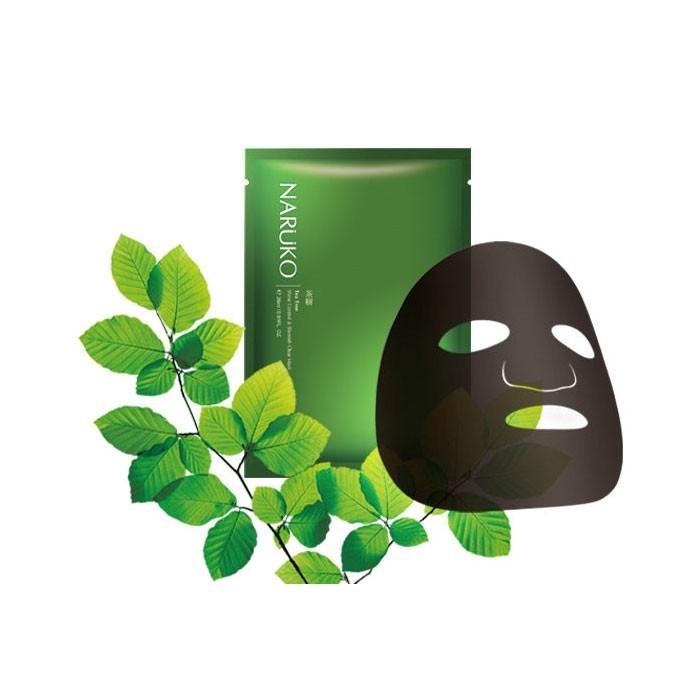 Mặt nạ kiểm soát dầu và mụn trà tràm Naruko Tea Tree