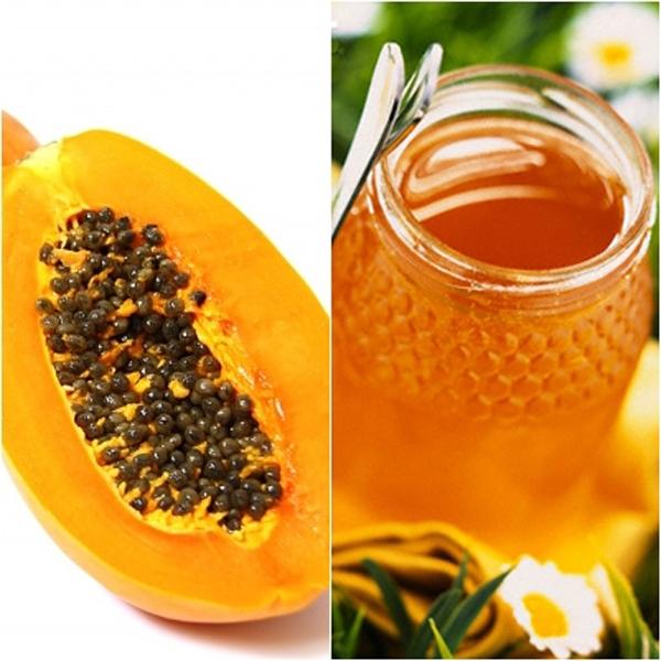 Mặt nạ mật ong và đu đủ